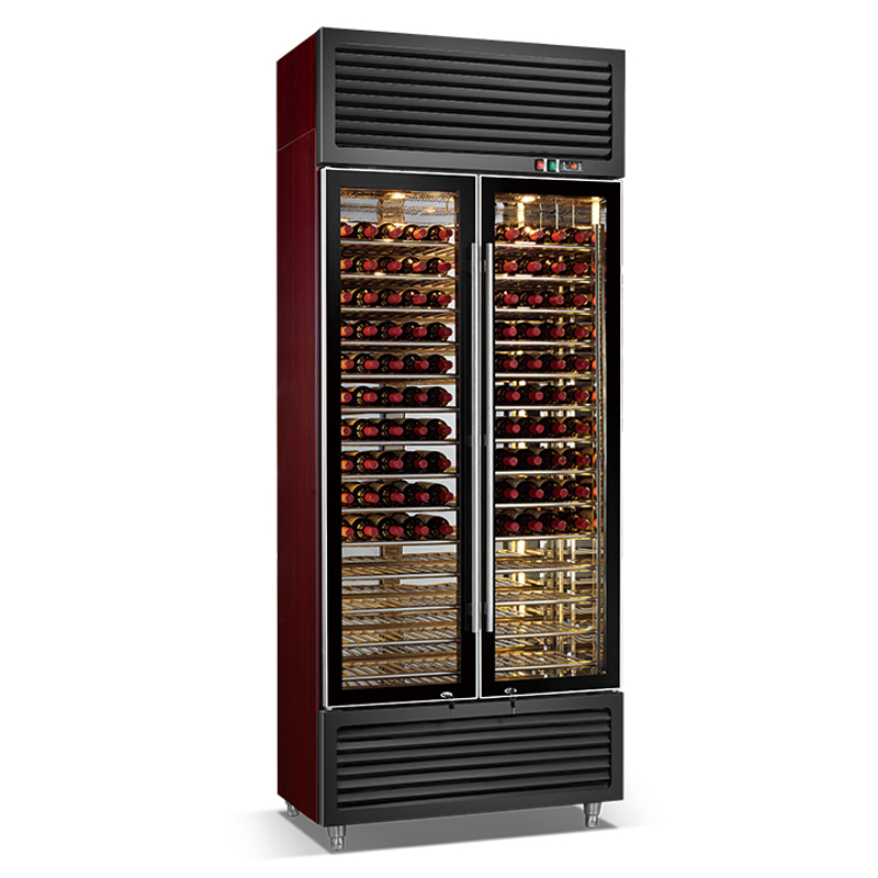 Abbastanza serie refrigeratore di vino del compressore ad alta efficienza 185W / 380W / 460W singola temperatura di raffreddamento ad aria