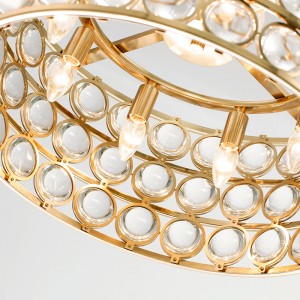 Nuovo Nordic Modern Glass Glass Luxury Home Hotel Chandelier Km2136