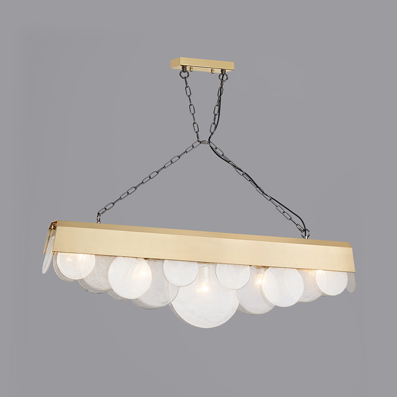 New Modern Metal Luxury Glass Hotel Villa Chandelier Km2128