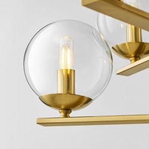 Lampadario a sfera in vetro moda Km2131