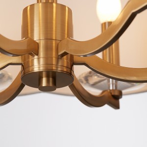 Moderno lampadario minimalista rotondo studio camera da letto km2119