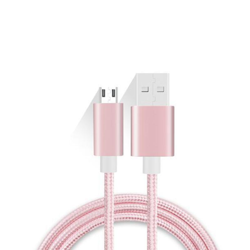 Cavo micro intrecciato in nylon per ricarica USB