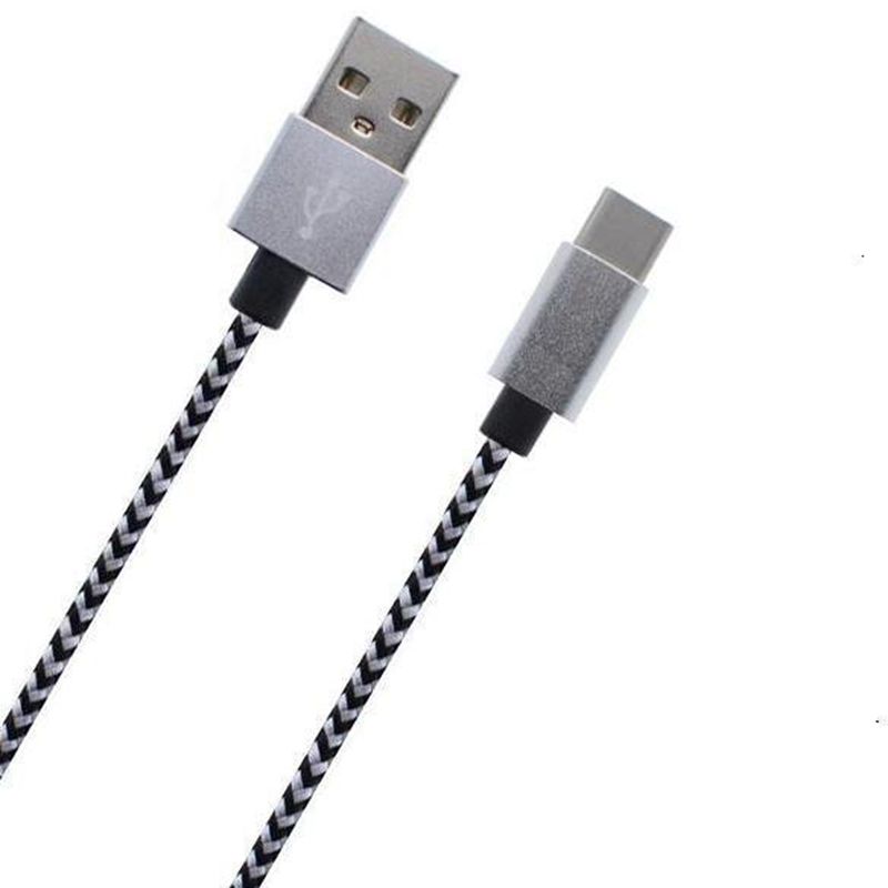 Cavo dati intrecciato in nylon da tipo C a USB