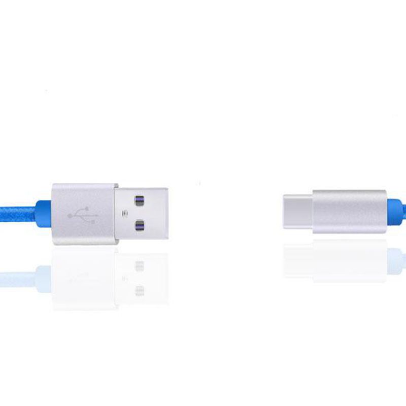 Cavo dati briaded in nylon di tipo C a USB