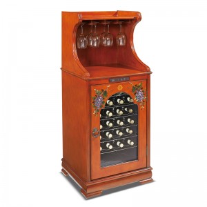 Raffreddatore di vino in legno massello stile antico unico vino alla moda cantina 5-22 ℃
