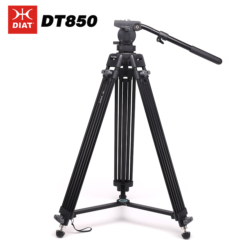 DIAT DT850 Treppiede di alta qualità per treppiede video per treppiede per videocamera professionale
