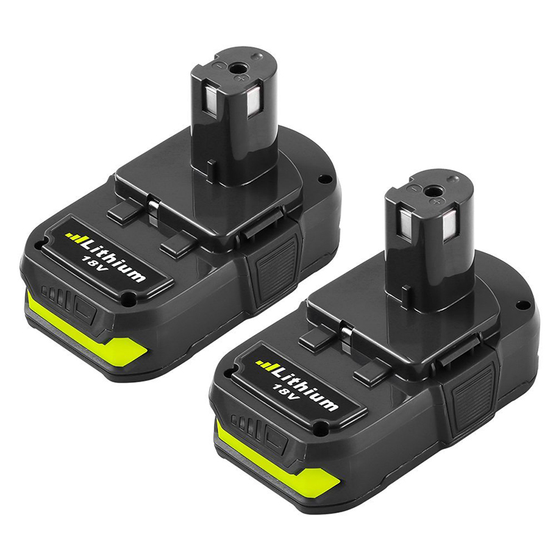 Per Ryobi P102, P103, P104 2000mAh 18 V batterie sostitutive al litio per trapano elettrico