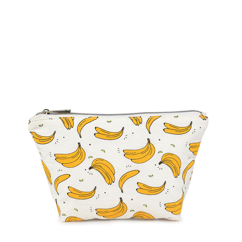 Borsa cosmetica in twill 100% fibra di banana