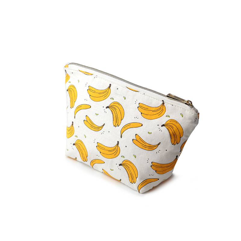 Borsa cosmetica in twill 100% fibra di banana