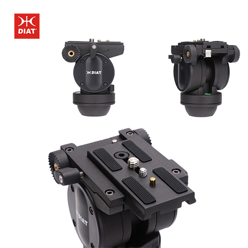 Diat A193C KS10 Supporto professionale per treppiede per videocamera fotografica da viaggio in alluminio