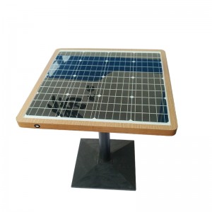 Solar Power Phone USB e ricarica wireless WiFi Hot Spot Smart Garden Table
