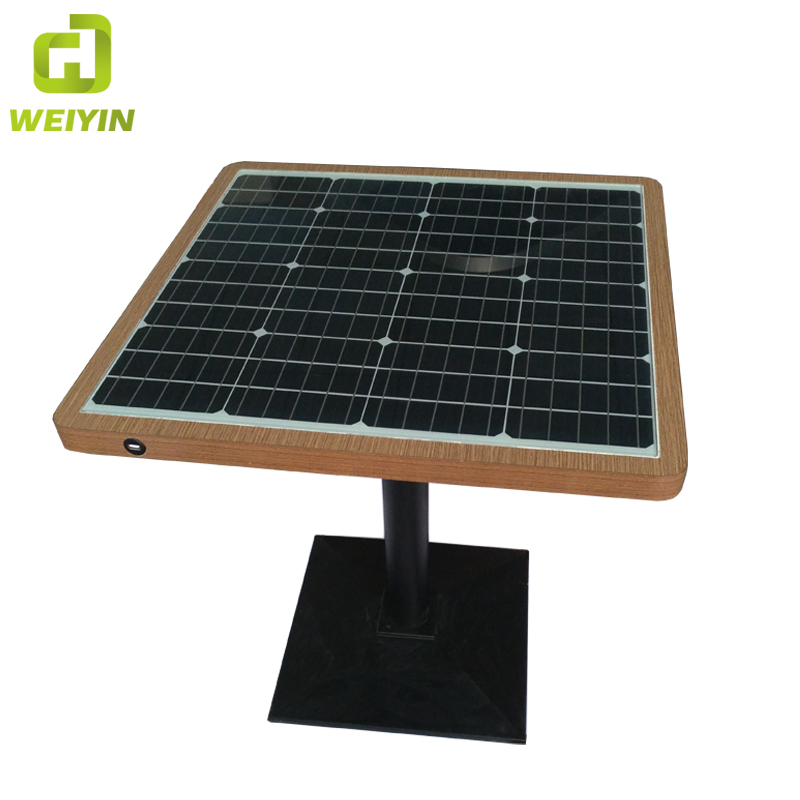 Solar Power Phone USB e ricarica wireless WiFi Hot Spot Smart Garden Table