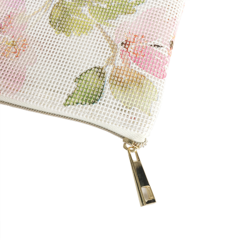 Sacchetto cosmetico personalizzato per donne con stampa floreale di alta qualità