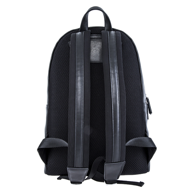 18SA-6839F 15 anni di fabbrica Zaino in pelle nera per notebook da uomo sportivo giornaliero da uomo