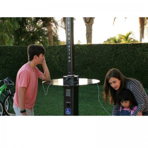 Solar Energy Outdoor Park Smart USB ricarica centrale elettrica per telefoni cellulari