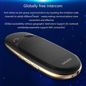 Smart Language Translator Device, 72 lingue online 8 lingue offline AI Instant Digital Voice Translator Traduttore simultaneo di registratore di file per turismo Business Learning (nero)