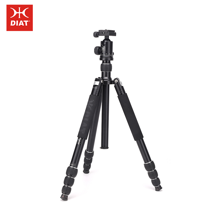 Diat AM294A KH20 Videocamera portatile in lega di alluminio Treppiedi per macchina fotografica Treppiede per fotocamera digitale da viaggio flessibile