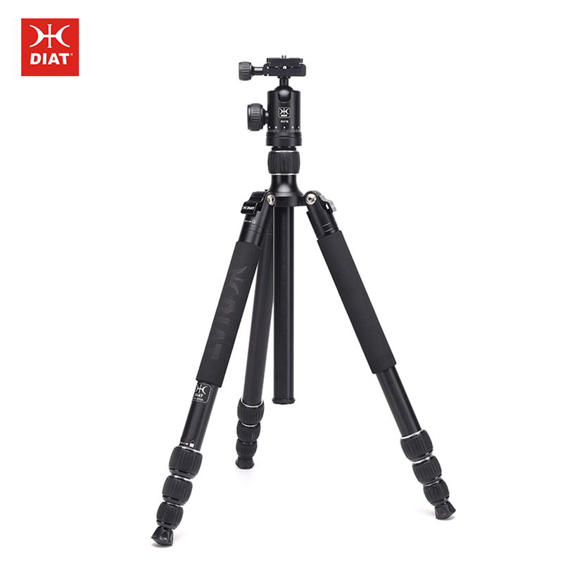 DIAT AM254A KH10 Treppiede per fotocamera in alluminio per fotografia professionale in studio Treppiede per esterno per fotocamera