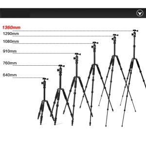 DIat AM225A + KH10 Treppiede per videocamera professionale in lega di magnesio di alluminio leggero per esterni