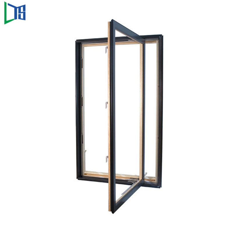 Finestre in vetro per vetrate in alluminio con finestre oscuranti Opeing esterne con trattamento superficiale di verniciatura a polvere
