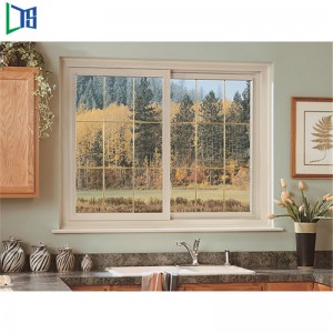 Finestra di vetro di finestra di alluminio fornitore cinese con prezzo netto di zanzara di finestra scorrevole in alluminio