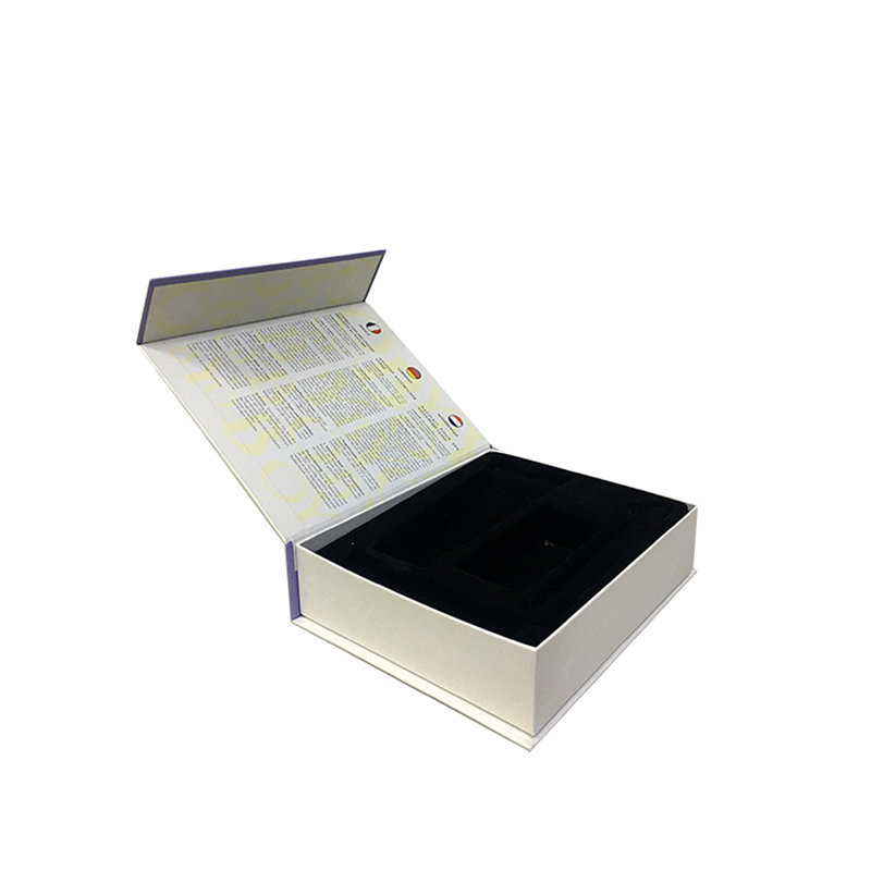 scatola regalo di carta con chiusura magnetica a forma di libro personalizzato