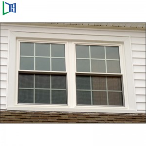 Prezzo di fabbrica in alluminio doppio Hung Windows Singolo Windows Windows verticale Sldiing