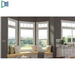 Finestre scorrevoli verticali di grado commerciale con trattamento superficiale di rivestimento a maglia e polvere