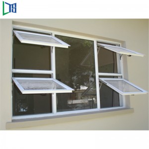 Alluminio verniciato a polvere profilo catena Alluminio smaltato commerciale colorato australiano standard temperato finestra di vetro trasparente