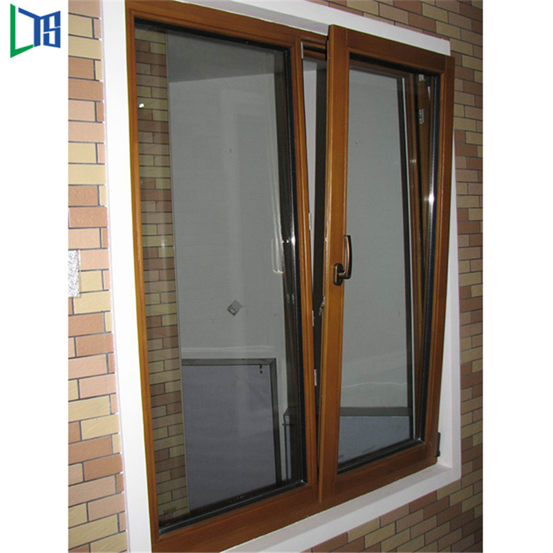 Top Standard di apertura con doppi vetri Alluminio Tilt e Turn Windows per casa modulare