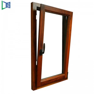 Foshan Factory Modern Aluminum Tilt and Turn Window Verniciatura a polvere Finish Brand Hardware
