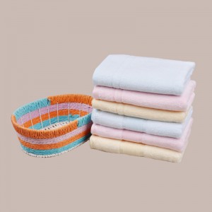 Set asciugamani in bambù massiccio satinato per la casa