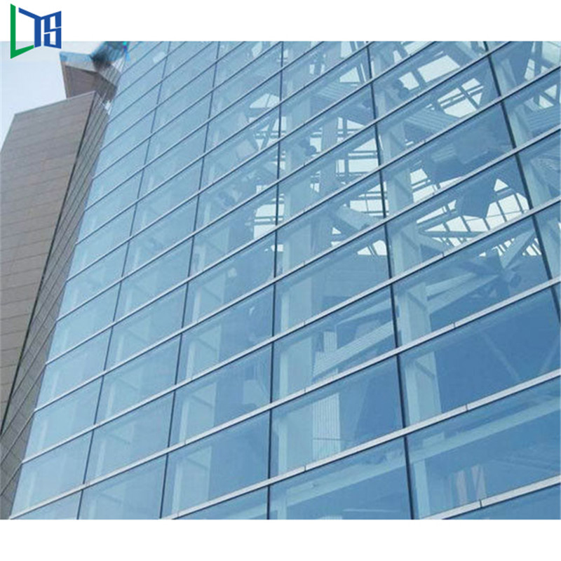 Facciata di alluminio di alluminio della facciata della costruzione della facciata di vetro strutturale commerciale di progettazione moderna