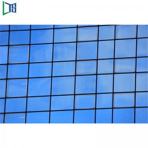 Parete divisoria di alluminio della struttura dei semi del doppio vetraggio isolante per il grado commerciale