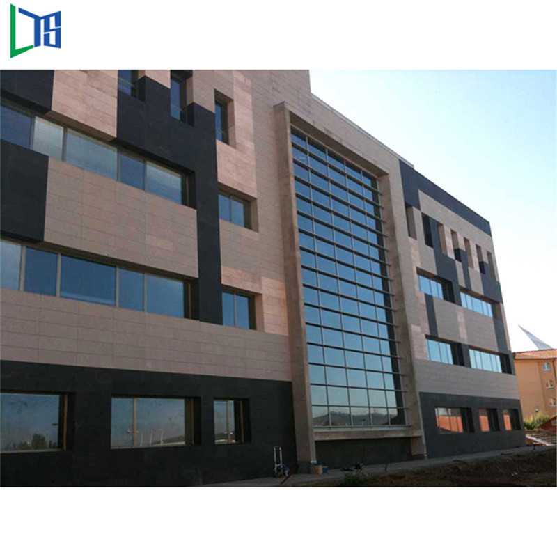 Morden commerciale Esterno edificio Pannello in alluminio Struttura in alluminio Facciata continua in vetro con doppi vetri