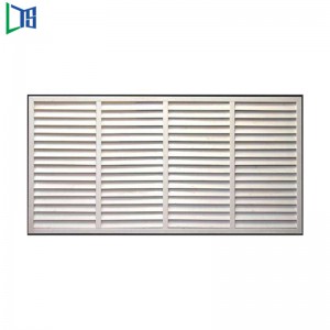 Finestra in alluminio con persiana mobile in vetro laminato con vetro laminato