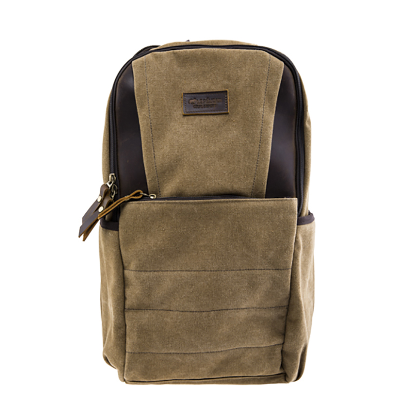 17SC-6457D SGS Passato pazzo a cavallo in pelle vintage tela vuota zaino borsa di tela all'ingrosso zaino