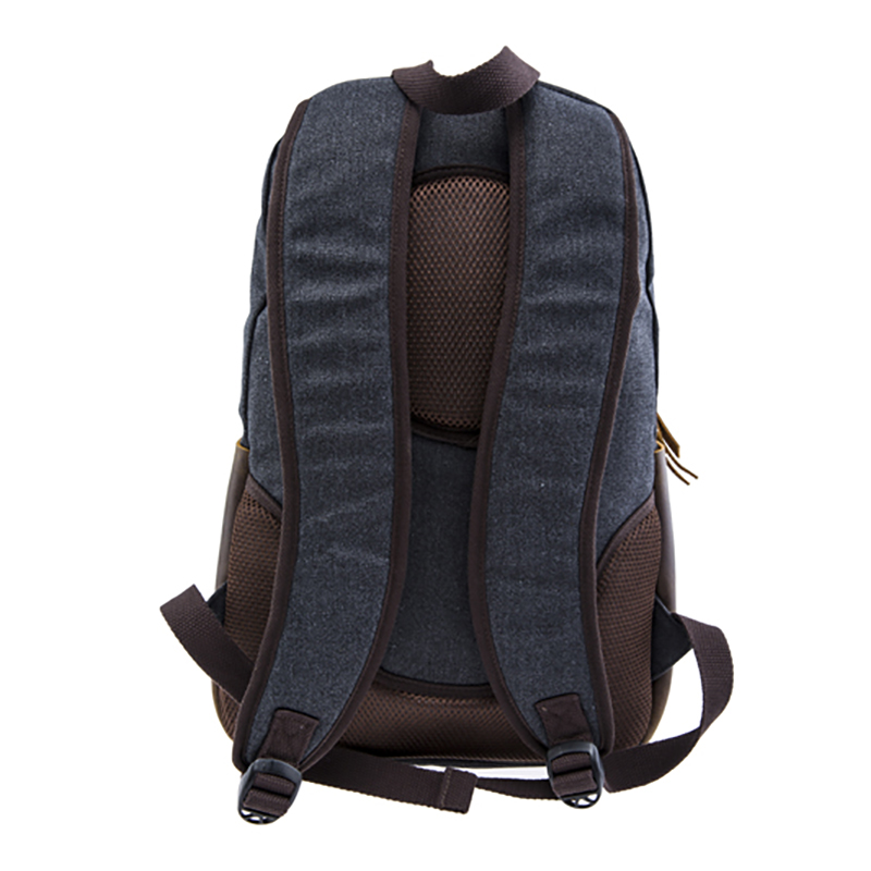 17SC-6457D SGS Passato pazzo a cavallo in pelle vintage tela vuota zaino borsa di tela all'ingrosso zaino