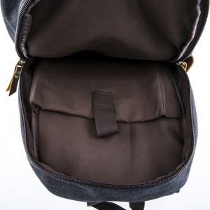 17SC-6457D SGS Passato pazzo a cavallo in pelle vintage tela vuota zaino borsa di tela all'ingrosso zaino