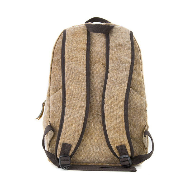 Pelle scamosciata con borsa per computer in tela, zaino per laptop business casual 19SC-7747D