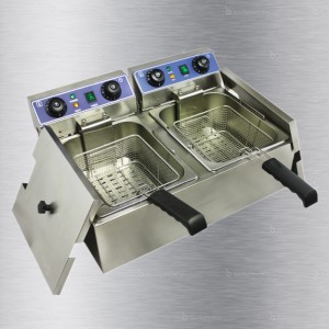 friggitrice elettrica due serbatoio