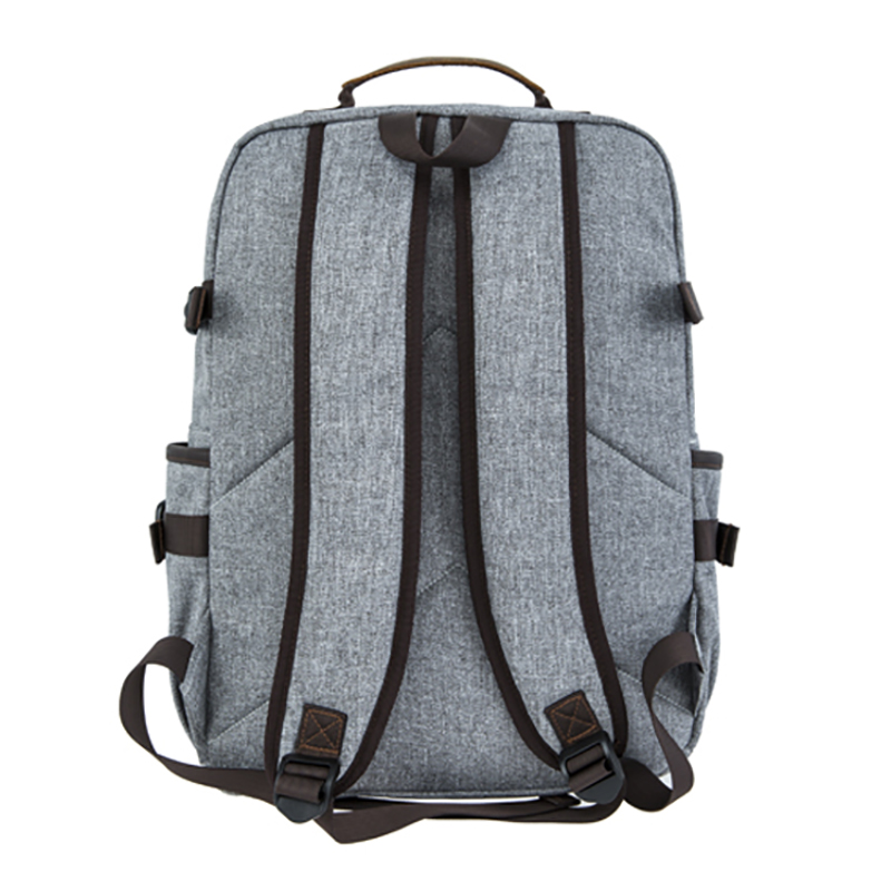 18SC-6889D Zaino in pelle tessuto Druable vintage per uomo d'affari, zaino per laptop scolastico in tessuto moda vendita calda