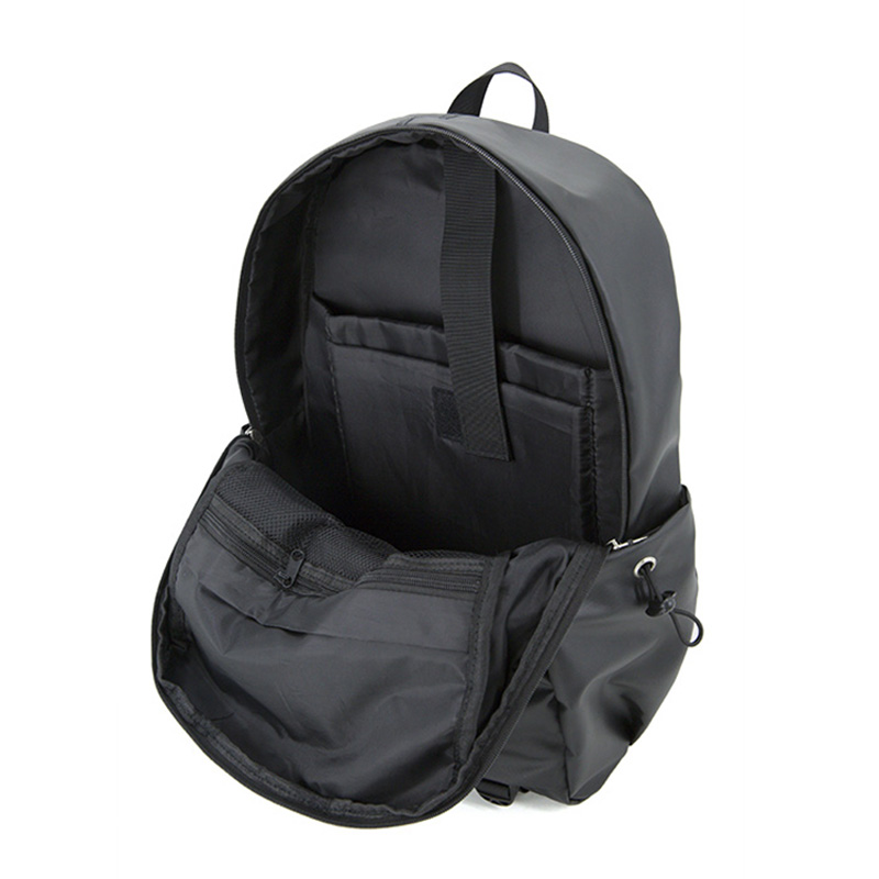 19SC-7927D zaino da laptop impermeabile da viaggio in stile casual da uomo di colore nero