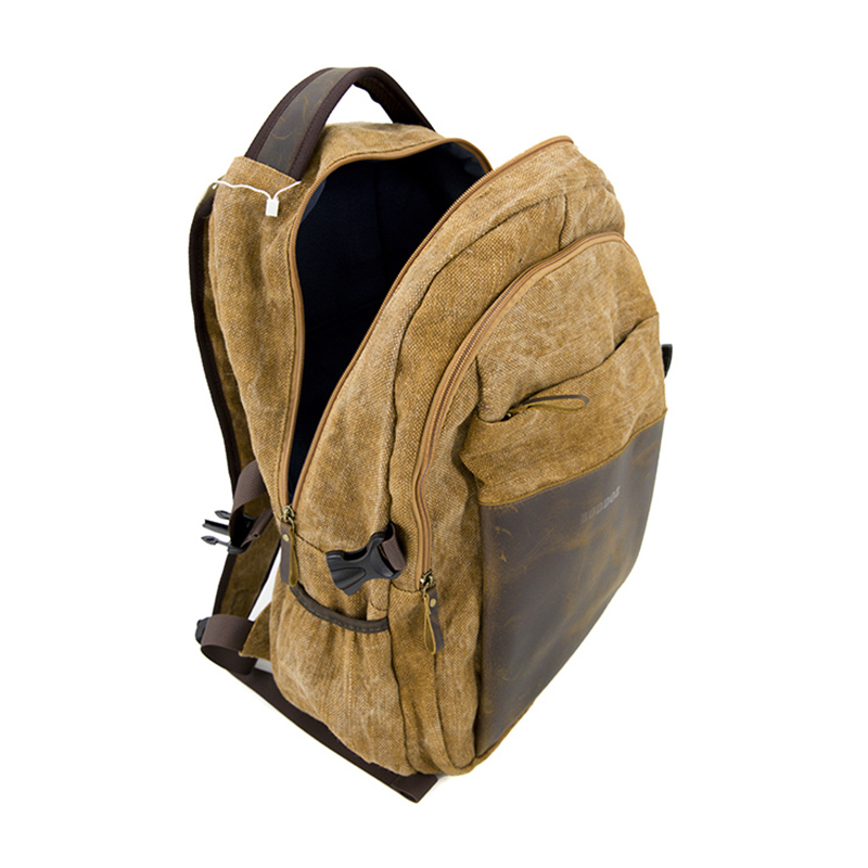 19SC-7911D produttore professionale per zaino in pelle vintage resistente