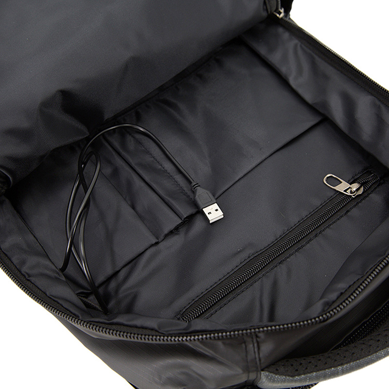 19SA-7846M nero leggero OEM / ODM impermeabile borsa zaino scuola portatile multi-size