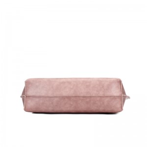 HD0823 - Borse della spesa in pelle rosa vegetale per vendita diretta in fabbrica per donna