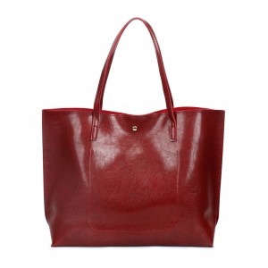 HD0823 - Borse per borse shopping in pelle PU rosso vino caldo vendita all'ingrosso all'ingrosso per donna