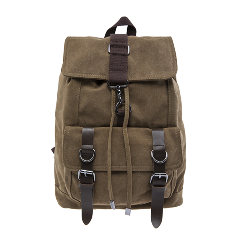 17SC-5848M All'ingrosso Durable Travel Canvas Backpack Uomo Custom 15 