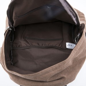 2019 Vendita calda Sport minimalista Retro scuola Personalizzato Back Pack Canvas Laptop Bag zaino 17SC-6683M