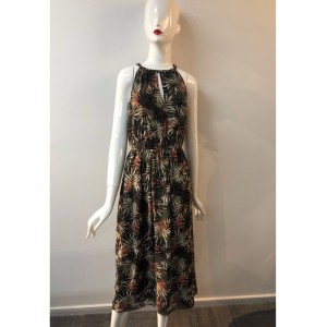 ABITO A MANICA CORTA STAMPA LEAF JLWD0022